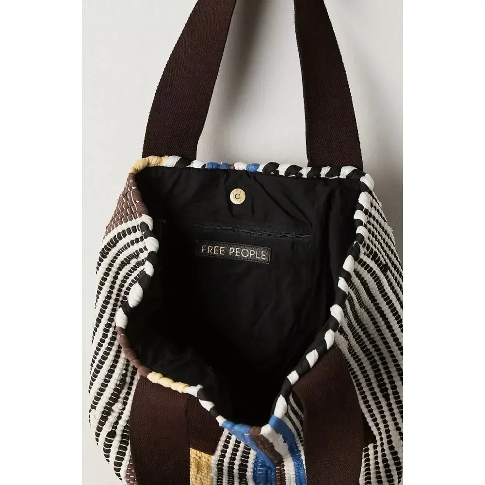 FREE PEOPLE Driftwood Rug Tote Bag NWT